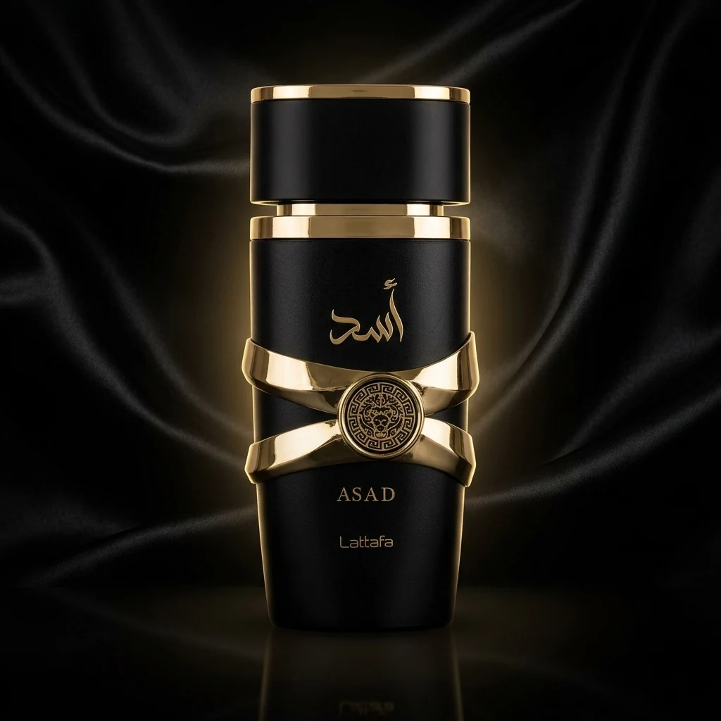 Lattafa Asad perfume bottle