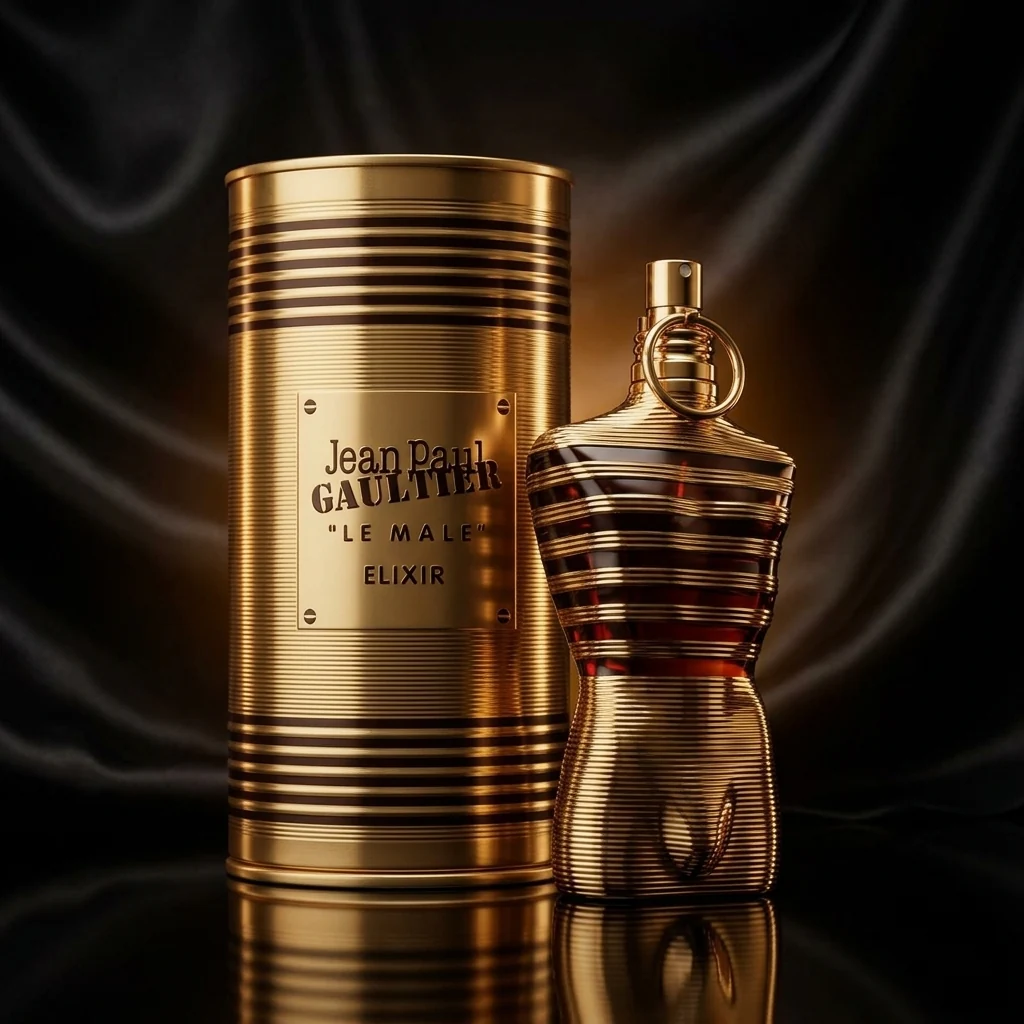 Jean Paul Gaultier Le Male Elixir perfume bottle