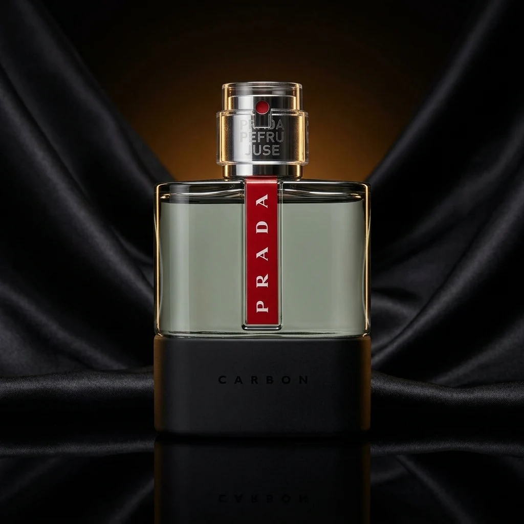 Prada Luna Rossa Carbon perfume bottle