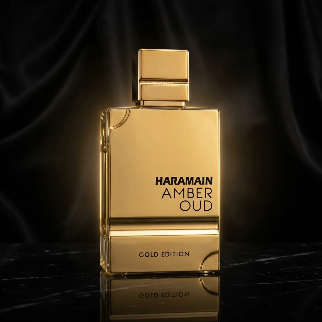 Al Haramain Amber Oud Gold Edition perfume bottle